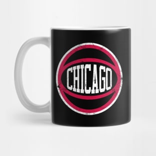 Chicago Retro Ball - Black Mug